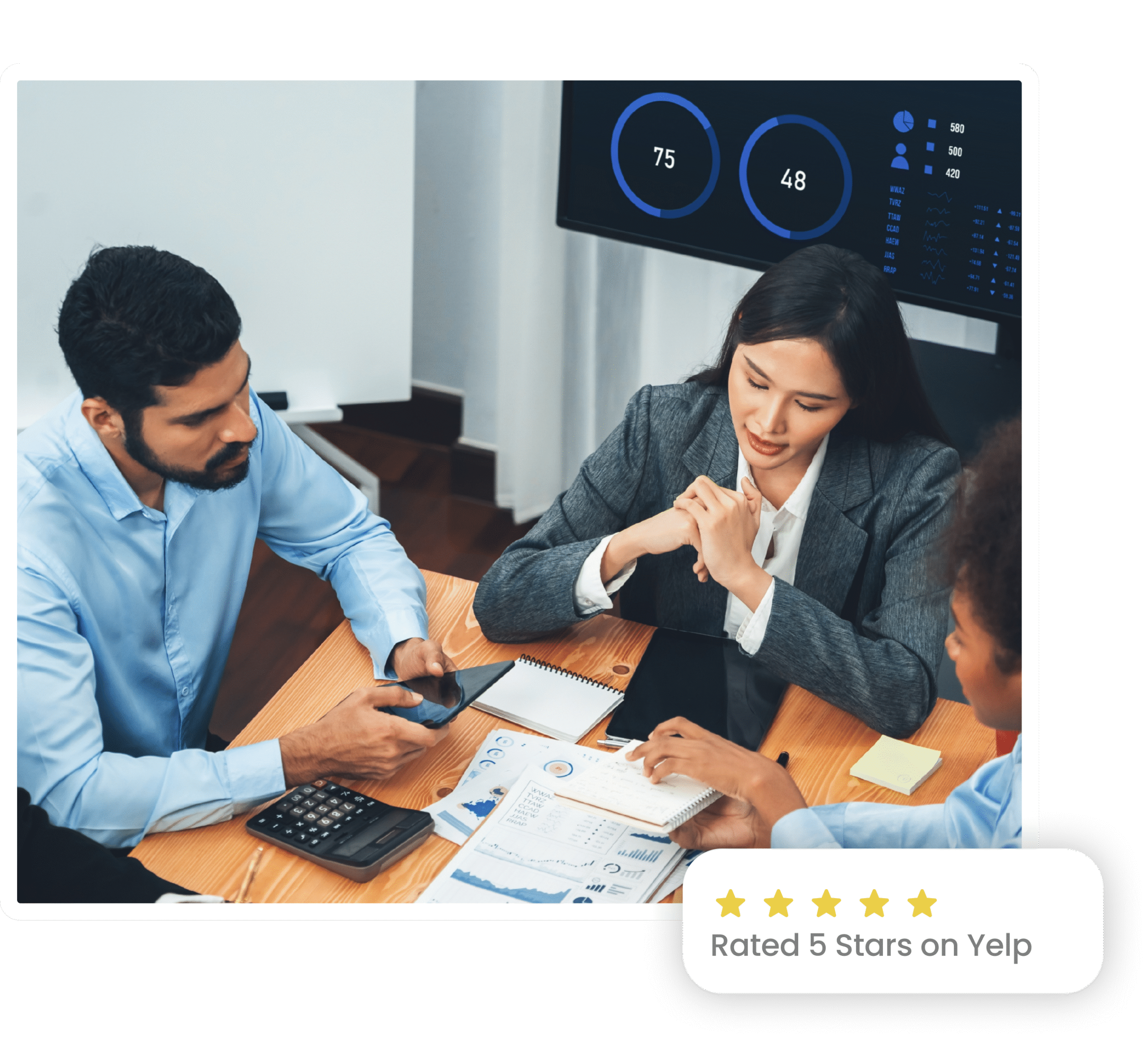 Service team meeting